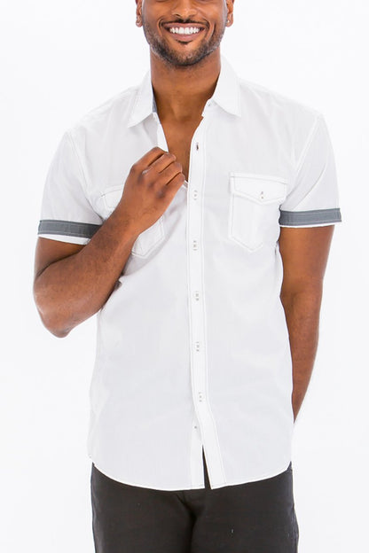 Outline Stitch Two Pocket Shirt