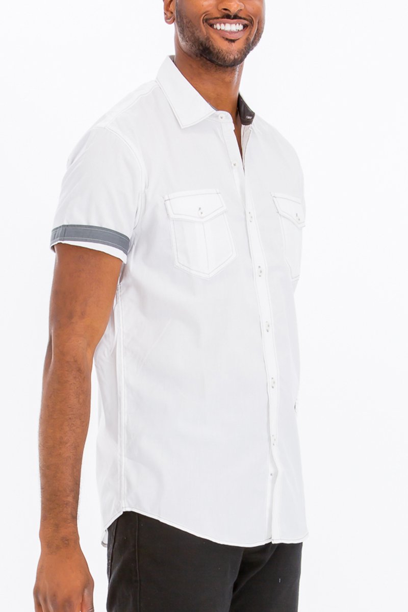 Outline Stitch Two Pocket Shirt