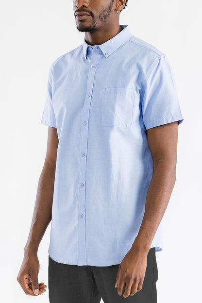 SIGNATURE SHORT SLEEVE BUTTON DOWN SHIRT